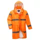 Labas redzamības lietus mētelis, Portwest H442 Augstas redzamības apģērbs, Ūdens necaurlaidīgs apģērbs image
