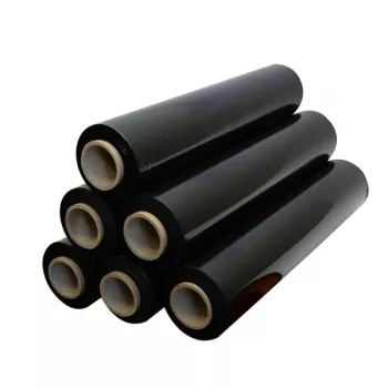 Iepakošanas plēve (tinama ar rokām), Stretch, 450m x 270m, 17mk, melna