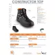 Darba zābaki no ādas CONSTRUCTOR Top S3, Gaston Mille Darba apavi, Darba zābaki, Liela izmēra darba apavi image