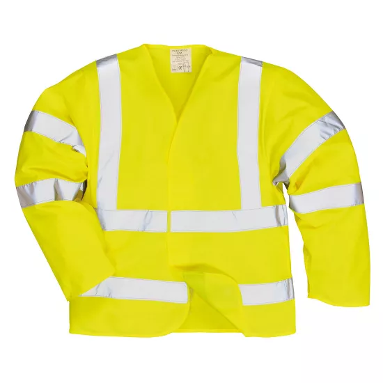 Antistatiska, uguns izturīga, augstas redzamības jaka, Portwest FR85 Darba apģērbs, Augstas redzamības apģērbs image