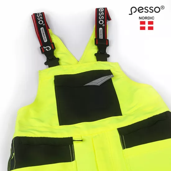 Augstas redzamības bikses Pesso, dzeltenā krāsā, URANUS Flexpro 135 image