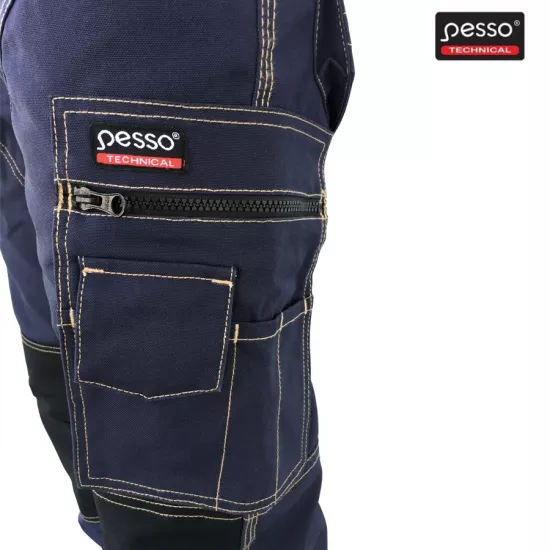 Darba bikses Pesso, zilas Darba apģērbs, Darba bikses image