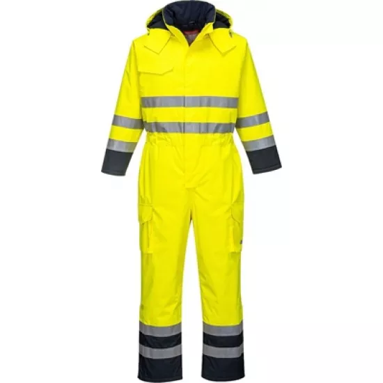Aizsargkombinezons izturīgs pret liesmam un ķimikālijām, Portwest S775 Bizflame Rain Multi Darba apģērbs, Kombinezoni, Augstas redzamības apģērbs image