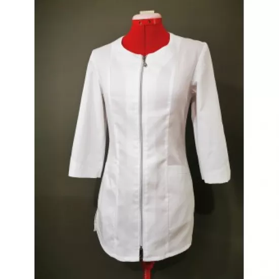Sieviešu medicīnas jaka ar elastānu Anna Darba apģērbs, Medicīnas apģērbs, Skaistumkopšanas nozarei image