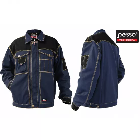 Darba virsjaka no īpaši stingra Canvas auduma, Pesso Darba apģērbs, Specializēts darba apģērbs, Darba jakas image