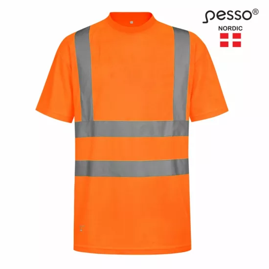 Augstas redzamības krekls ar īsām piedurknēm, Pesso HVMG Darba apģērbs, T-krekli, Polo krekli, krekli, Augstas redzamības apģērbs image