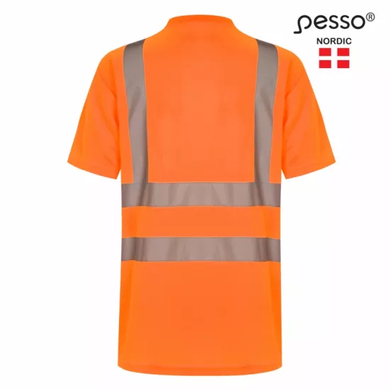 Augstas redzamības krekls ar īsām piedurknēm, Pesso HVMG Darba apģērbs, T-krekli, Polo krekli, krekli, Augstas redzamības apģērbs image