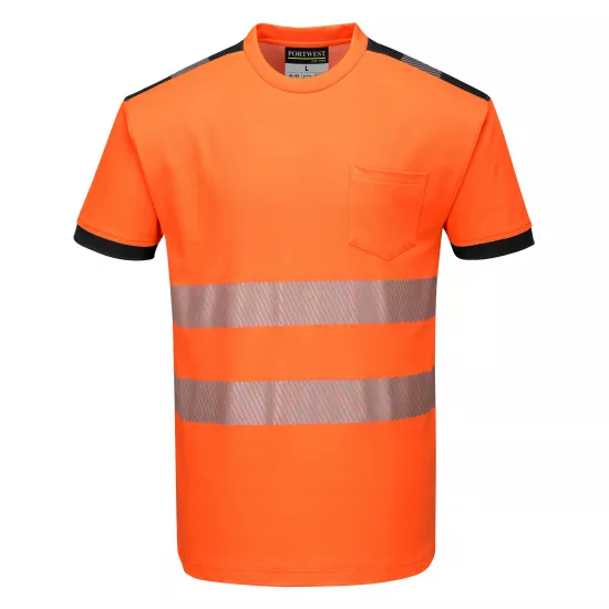 Augstas redzamības krekls, Portwest T181 Darba apģērbs, T-krekli, Polo krekli, krekli, Augstas redzamības apģērbs image