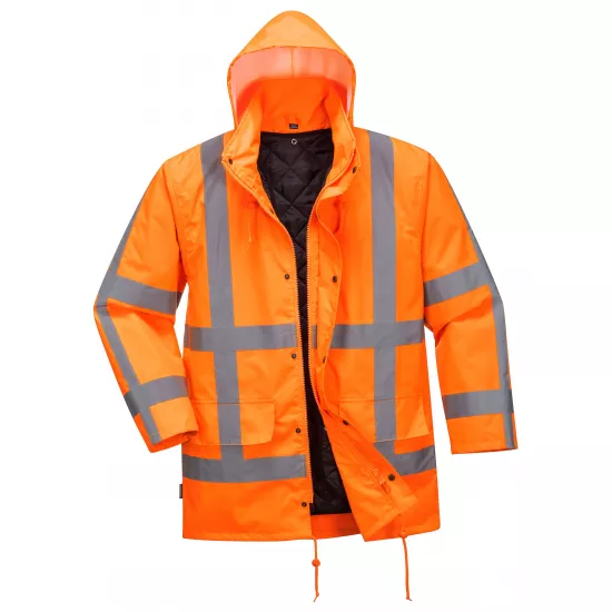 RWS satiksmes virsjaka, Portwest R460 Darba apģērbs, Virsjakas, Augstas redzamības apģērbs, Ūdens necaurlaidīgs apģērbs image