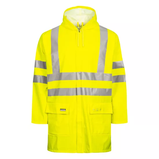 Ugunsizturīga, augstas redzamības, ūdensnecaurlaidīga virsjaka, Lyngsøe FR-LR55 Darba apģērbs, Virsjakas, Augstas redzamības apģērbs, Ūdens necaurlaidīgs apģērbs image