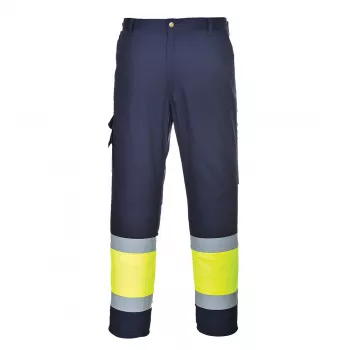 Augstas redzamības divu krāsu bikses Combat, Portwest E049