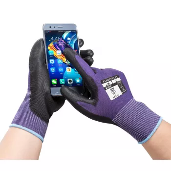 Cimdi elektronikas montāžai Touchscreen PU, Portwest A195