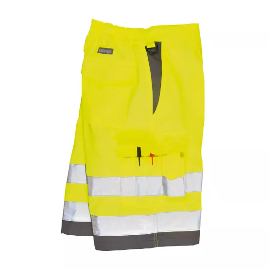 Augstas redzamības polikokvilnas šorti, Portwest E043 Šorti un bridži, Augstas redzamības apģērbs image