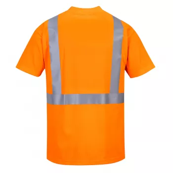 Augstas redzamības sportiska stila T-krekls ar kabatu, Portwest S190
