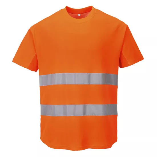 T-krekls ar sietiņauduma iešuvēm, Portwest C394 T-krekli, Polo krekli, krekli image