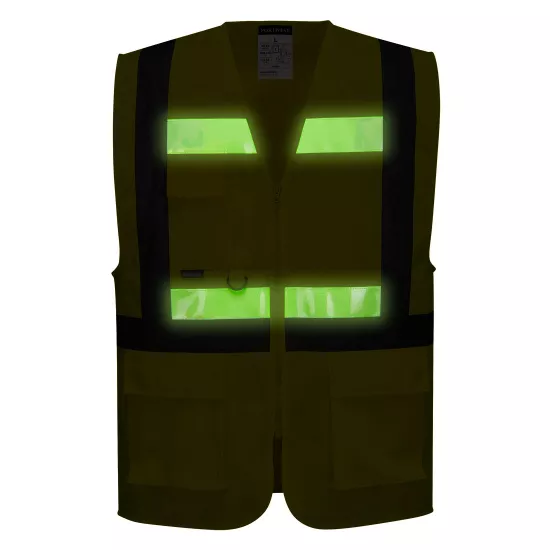 Atstarojoša veste ar rāvējslēdzēju Glowtex Ezee, Portwest G456 image