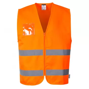 Augstas redzamības poliestera un kokvilnas veste, Portwest C497 
