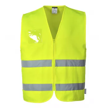 Augstas redzamības poliestera un kokvilnas veste, Portwest C497 