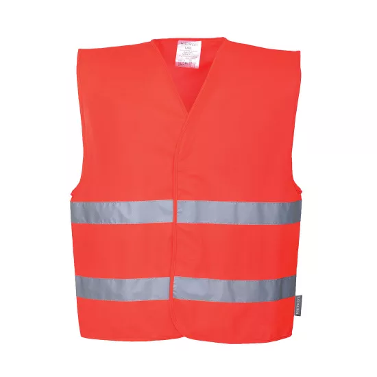 Augstas redzamības veste, Portwest C474, sarkanā krāsā Vestes, Augstas redzamības apģērbs image