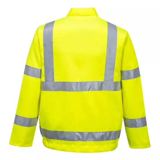 Augstas redzamības polikokvilnas virsjaka, Portwest E040 Virsjakas, Augstas redzamības apģērbs image