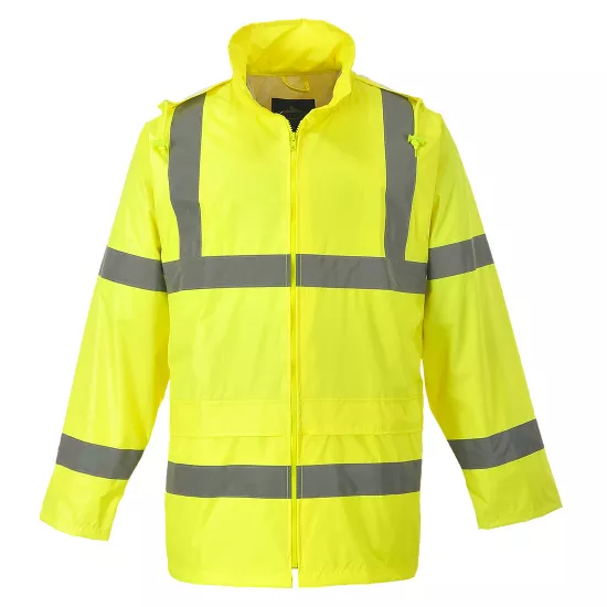 Augstas redzamības lietus virsjaka, Portwest H440 Virsjakas, Augstas redzamības apģērbs, Ūdens necaurlaidīgs apģērbs image